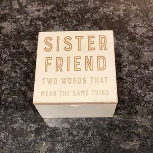 “Sister Friend” Trinket Box